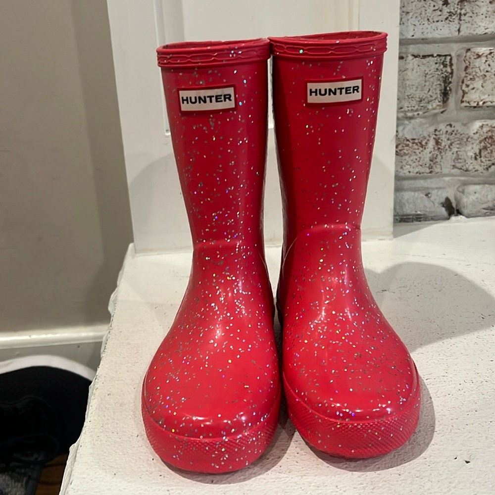 Hunter boots size 12-like new